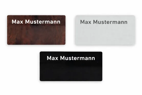 Personalisierte Klingel- und Namensschilder