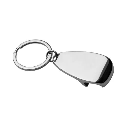 Schlüsselanhäger aus Metall mit Flaschenöffner - 10 Stück