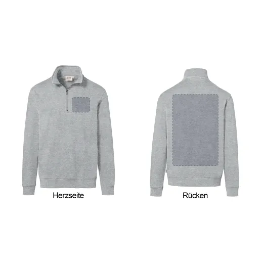 Zip-Sweatshirt inkl. Druck – #451 (Hakro)
