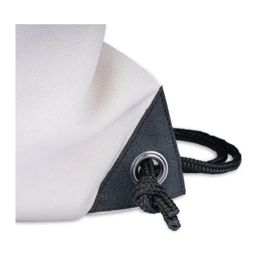 Sportbeutel Natur mit Leinenhaptik inkl. Druck