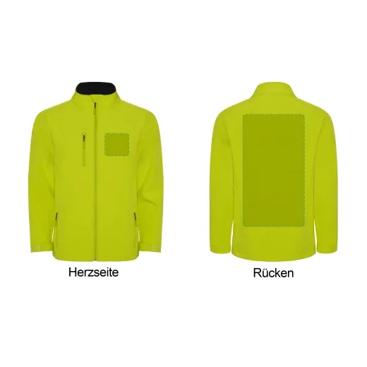 Men´s Nebraska Softshell Jacket inkl. Druck (Roly)