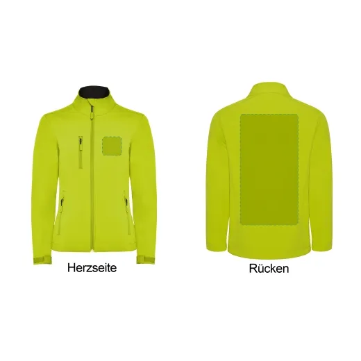 Women´s Nebraska Softshell Jacket inkl. Druck (Roly)