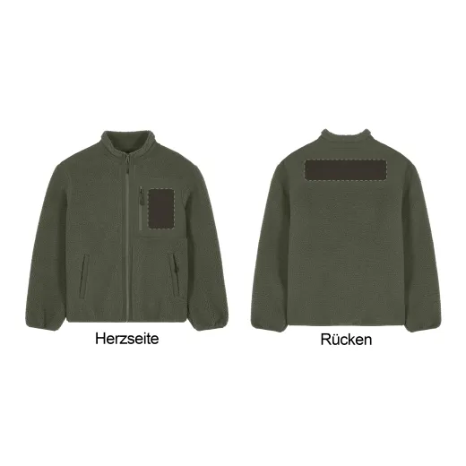 Unisex Sherpajacke inkl. Druck – Brooker (Stanley/Stella)