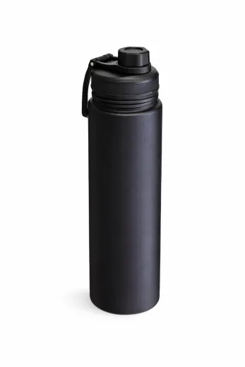 Thermotrinkflasche ARCTICDROP 710 ml schwarz inkl. Lasergravur