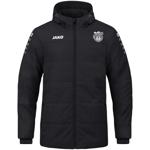 JAKO Coachjacke One mit Kapuze - Schwarz