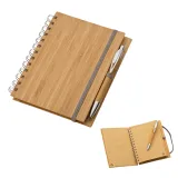 Notizbuch Bambus - 10 Stück