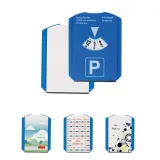 Parkscheibe mit Eiskratzer inkl. Druck