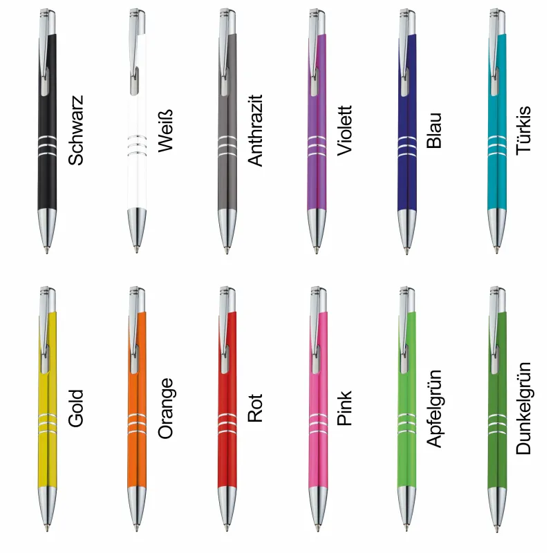 Kugelschreiber mit Beispielgravur