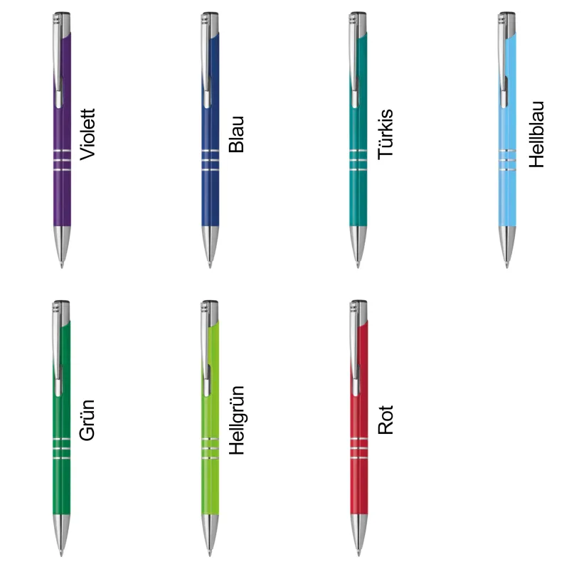Kugelschreiber Lackiert - 25 Stück