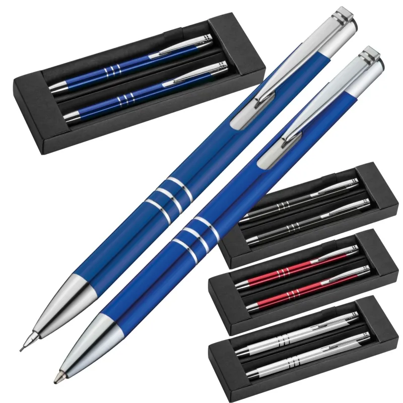 Schreibset mit Kugelschreiber und Druckbleistift - 10 Stück