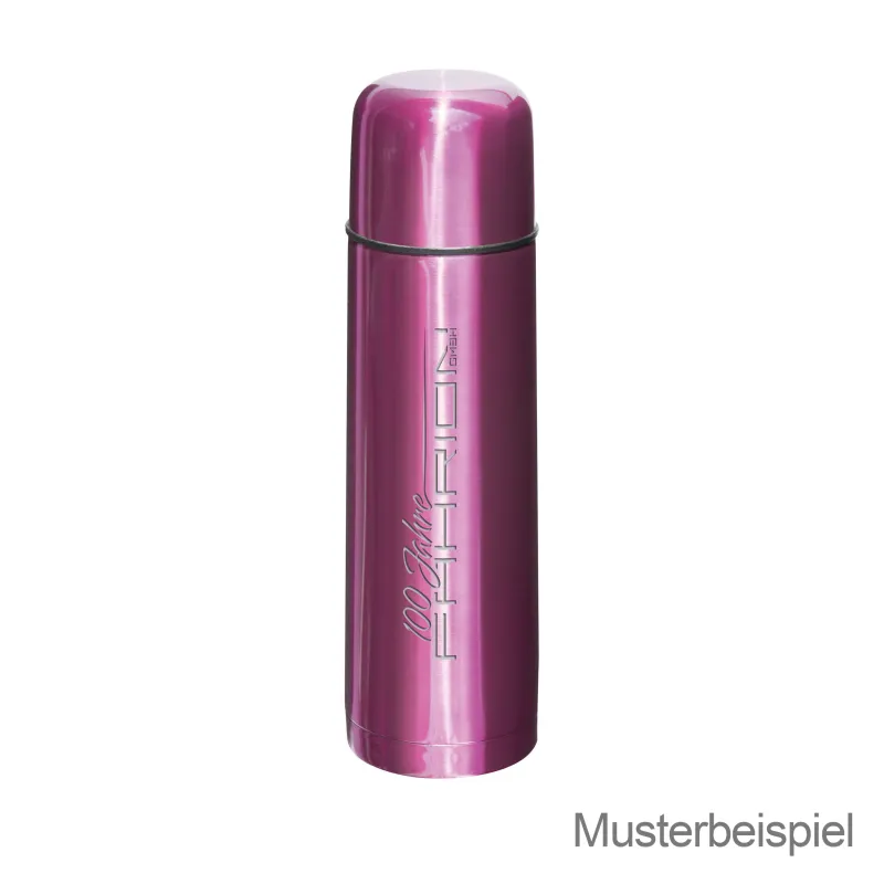 Isolierkanne Edelstahl Pink 500 ml - 10 Stück