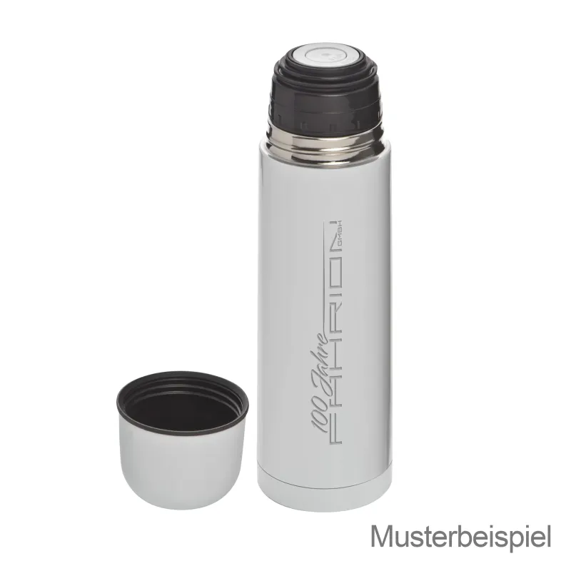 Isolierkanne Edelstahl Weiß 500 ml - 10 Stück