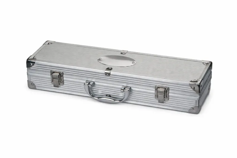 Grillkoffer aus Metall inkl. Personalisierung