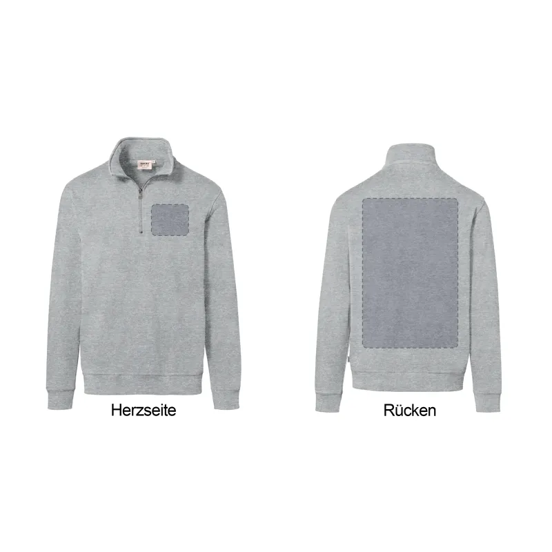 Zip-Sweatshirt inkl. Druck – #451 (Hakro)