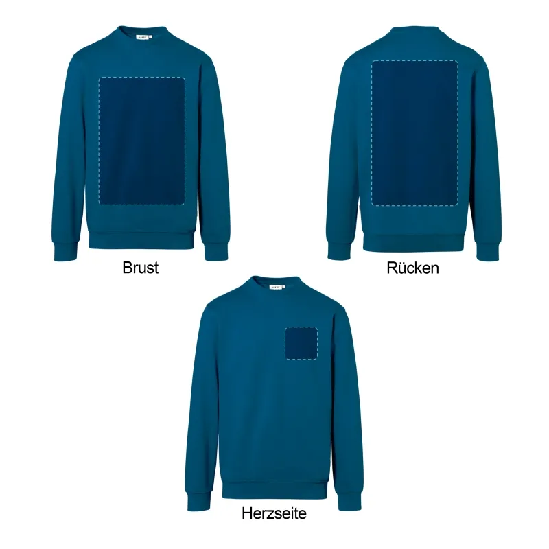 Unisex Sweatshirt inkl. Druck – Premium #471 (Hakro)