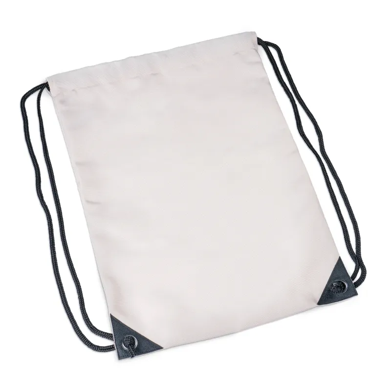 Sportbeutel Natur mit Leinenhaptik inkl. Druck