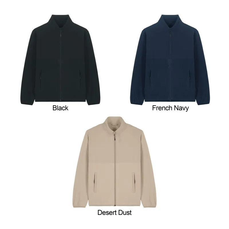 Unisex Fleecejacke inkl. Druck – Trekker (Stanley Stella)