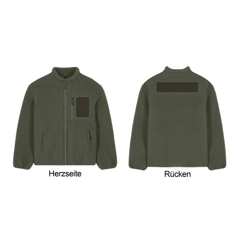 Unisex Sherpajacke inkl. Druck – Brooker (Stanley/Stella)