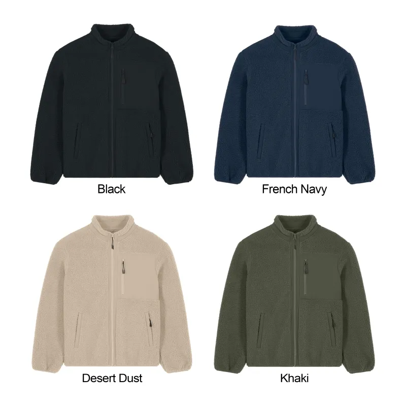 Unisex Sherpajacke inkl. Druck – Brooker (Stanley/Stella)