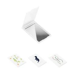 Taschenspiegel Eckig - 10 Stück